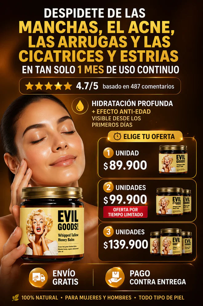 SEBO DE RES EVIL GOODS 60 ML + REGALO